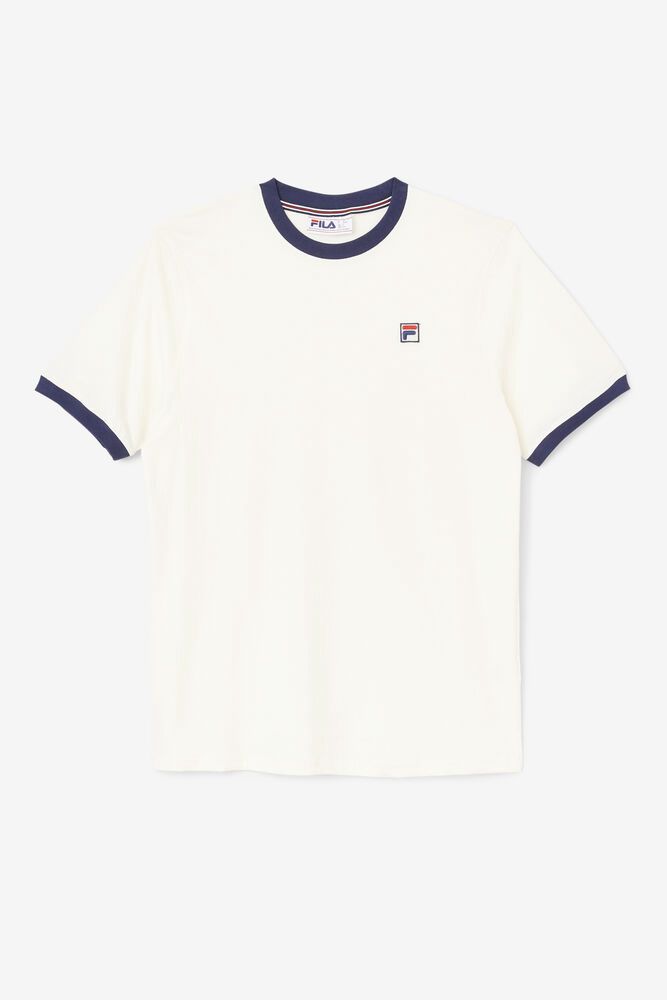 Fila Marconi Ringer T-Shirt White - Mens - 25940JXAD